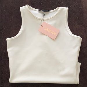 Robbed high neck bodysuit